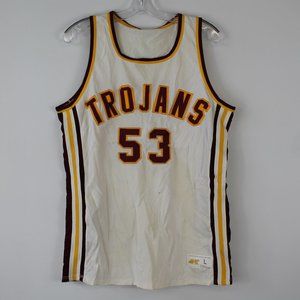 Vintage USC Trojans Basketball Jersey Size Large